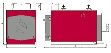 CAZAN OTEL ICI CALDAIE REX 8 - 80KW