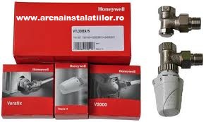 Set robinet cu cap termostatic si retur 1/2 Honeywell
