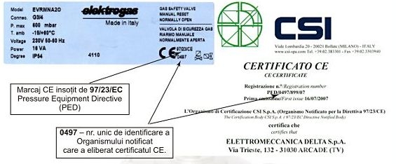 Electrovalva gaz ND 600 mbar - 3/4 cu SECOR 2000M