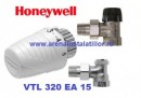 Set robinet cu cap termostatic si retur 1/2 Honeywell