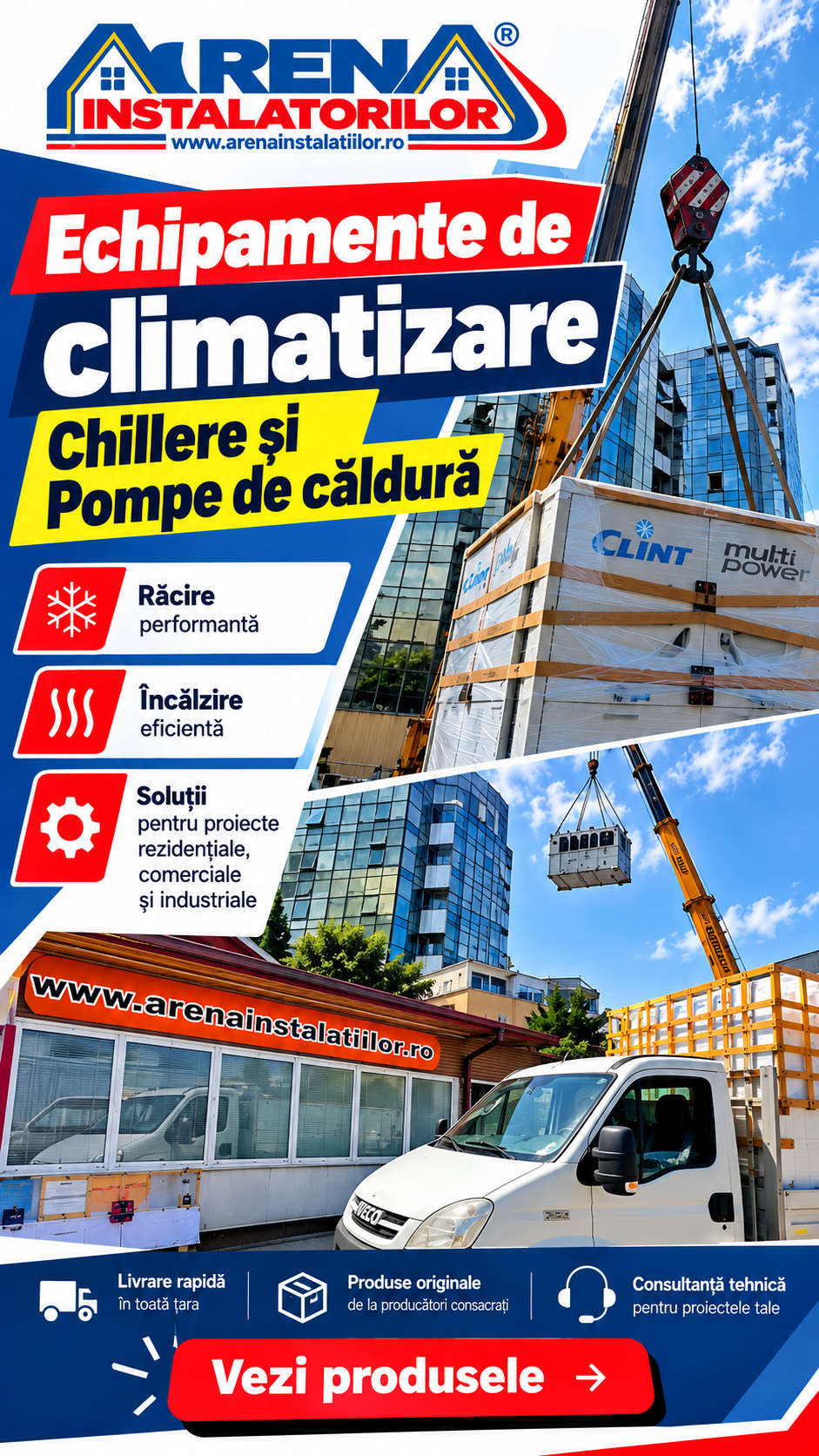 Chillere și sisteme de climatizare