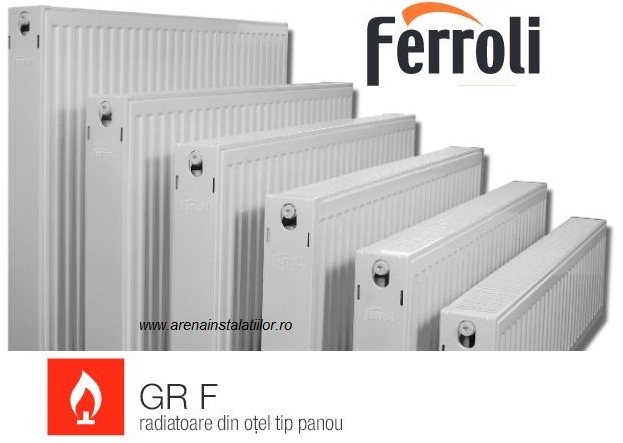 Radiatoare din otel Ferroli GrF 22x500x1100