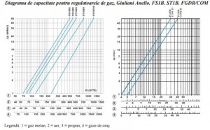 Poza diagrama regulatoare de gaz  FG1B