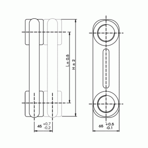 Poza Element calorifer tubular Tesi 2, alb, h=500 mm IRSAP 4