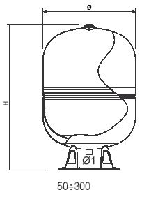 Poza Vas de expansiune pentru sisteme solare ELBI DSV 300 CE - schema 
