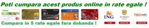Plata cu cardul in rate fara dobanda