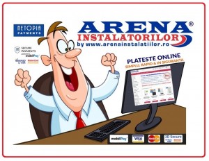 Plata cu cardul arenainstalatiilor
