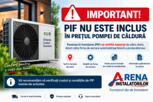 PIF - PUNEREA IN FUNCTIUNE POMPA DE CALDURA