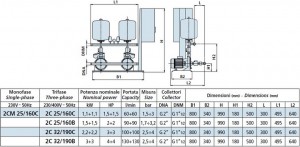 Poza Schita de functionare grup de pompare SPERONI - 2C