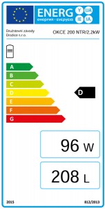 Poza Clasa energetica Boiler termoelectric de sol DRAZICE OKCE 200 NTR / 2.2 kW - 200 litri