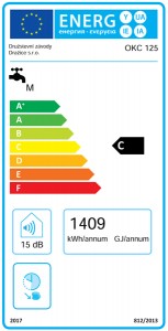 Poza Clasa energetica Boiler termoelectric DRAZICE OKC 125