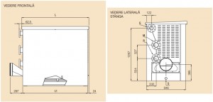 Poza Dimensiuni Centrala termica cu condensare Immergas Ares 440 TEC - 440 kW