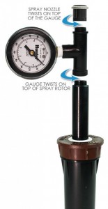 Poza 1 Ansamblu manometru HUNTER pentru MP Rotator