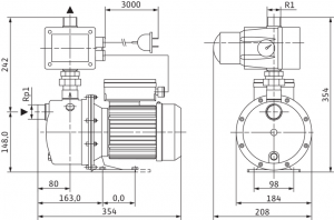 Poza Dimensiuni WILO FWJ 202 X EM
