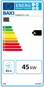 Poza Clasa energetica BAXI Power HT+ 1.50