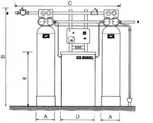 Poza STATIE DEDURIZARE DUPLEX AS 90/V - 1,6 mc/h