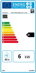 Poza Clasa energetica Centrala electrica Protherm Ray 6 - 6 kW