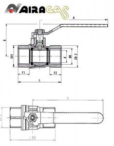 Poza fisa robinet pentru gaze