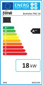 Poza Clasa energetica Cazan din otel pe peleti Ferroli BioPellet Pro 18 - 18 kW