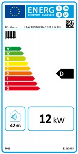 Poza Clasa energetica Centrala electrica Protherm Ray 12 - 12 kW