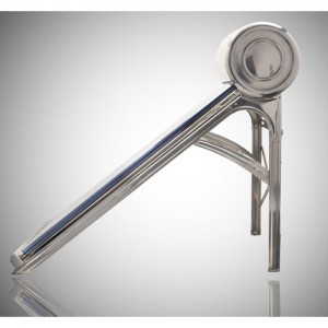 Poza 1 Panou solar nepresurizat HELIS JDL-TF18-58/1.8 - SS B180/150 + vas flotor 5 litri - 18 tuburi si boiler inox 150 litri