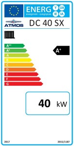 Poza Clasa energetica Centrale termice pe lemne cu gazeificare Atmos DC40SX