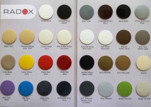 Poza Radiator vertical cu oglinda Radox - culori