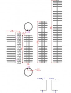 Poza Calorifer decorativ Radox Circle - dimensiuni