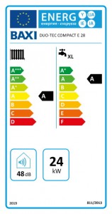 Poza Centrala termica BAXI DUO-TEC COMPACT E 28 - clasa energetica