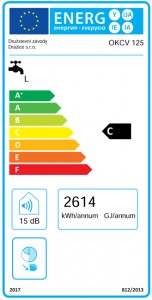 Poza Xlasa energetica Boiler termoelectric orizontal DRAZICE OKCV 125 - 125 L