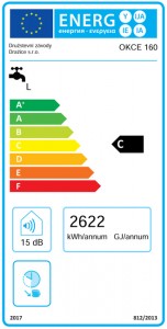 Poza Clasa energetica Boiler electric vertical DRAZICE OKCE 160 - 160 litri