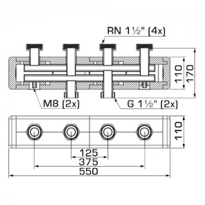Poza Dimensiuni ESBE GMA 421