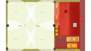 Poza Kit irigare gazon intre 288 - 338 mp cu automatizare HUNTER si senzor de ploaie. 1