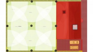 Poza Kit irigare gazon intre 576 - 676 mp cu automatizare HUNTER si senzor de ploaie