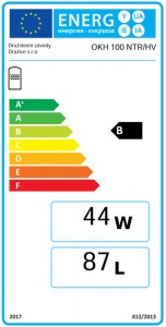 Poza Boiler indirect cu o serpentina Drazice Quadrate OKH 100 NTR/HV - clasa energetica