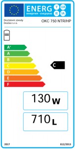 Poza Boiler indirect cu o serpentina marita pentru pompe de caldura Drazice OKC 750 NTR/HP 750 litri - clasa energetica