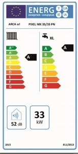Poza Clasa energetica Centrala termica in condensare Arca Pixel MX 35/35 PN