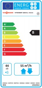Poza Recuperator de caldura Viessmann Vitovent 200-D HRM-B55 manson patrat - clasa energetica