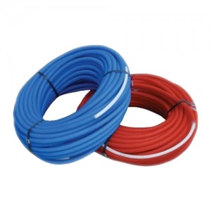 Poza Teava in tub gofrat rosu PE-Xa DN 16/2 IVAR - colac 50 m