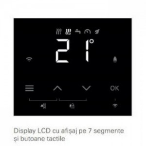 Poza 3 Centrala termica in condensare Viessmann Vitodens 100-W cu boiler bivalent pentru apa calda menajera de 300 litri - 32 kW
