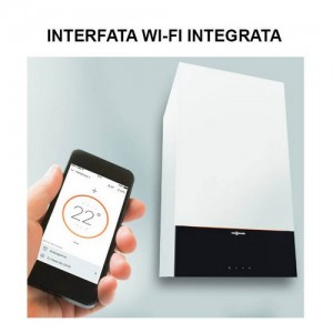 Poza 5 Pachet centrala termica cu afisaj digital 3.5 inch Viessmann Vitodens 200-W 25 kW cu boiler monovalent Vitocell 200 litri