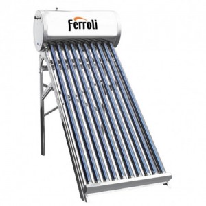 Poza Panou solar presurizat FERROLI Ecoheat 15 cu 15 tuburi vidate si boiler inox 150 litri