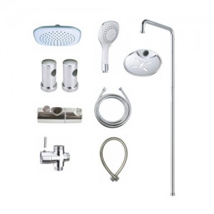 Poza 1 Set de dus inox GEHLER RUNDE ZH501 - 4 functii
