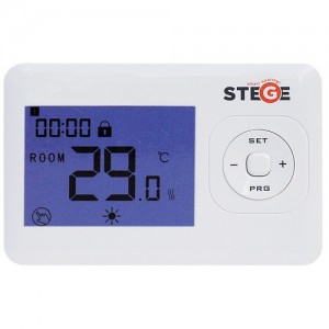 Poza 1 Termostat programabil wireless STEGE WT200 WI-FI cu control prin internet