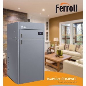 Poza Cazan pe peleti Ferroli BioPellet Compact 50 - 50 kW