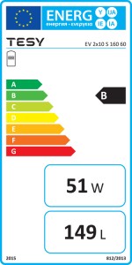 Poza Clasa energetica TESY EV 2x10 S 160 60 - 160 litri