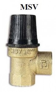 Poza Supapa de siguranta compacta MSV 1/2 - 10 bari