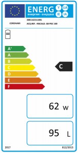 Poza Clasa energetica Vas de acumulare pentru pompe de caldura Cordivari - 100 litri