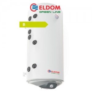 Poza Boiler termoelectric cu 2 serpentine Green Line ELDOM 120 L 2S