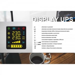 Poza UPS centrala termica TED Electric 900VA / 500W Runtime Extins. Poza 64152